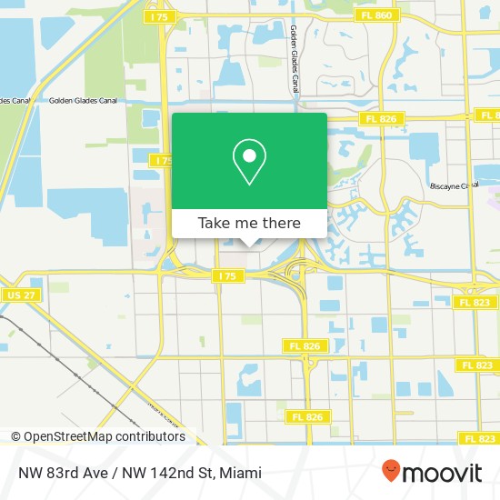 NW 83rd Ave / NW 142nd St map