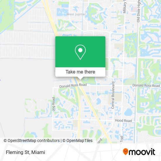Mapa de Fleming St