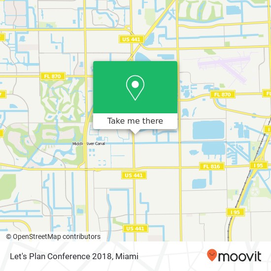 Let's Plan Conference 2018 map