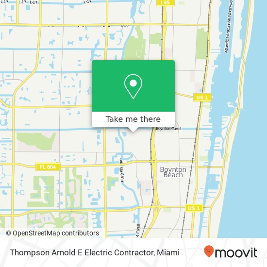 Thompson Arnold E Electric Contractor map
