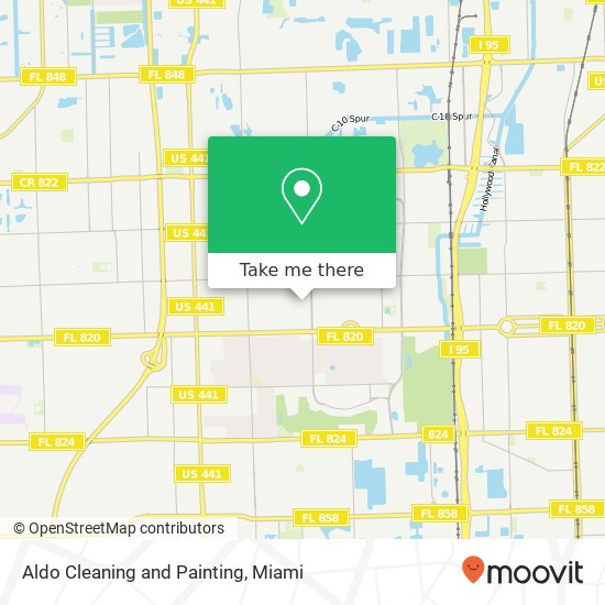 Mapa de Aldo Cleaning and Painting