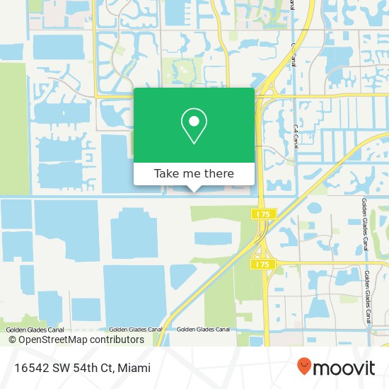 16542 SW 54th Ct map