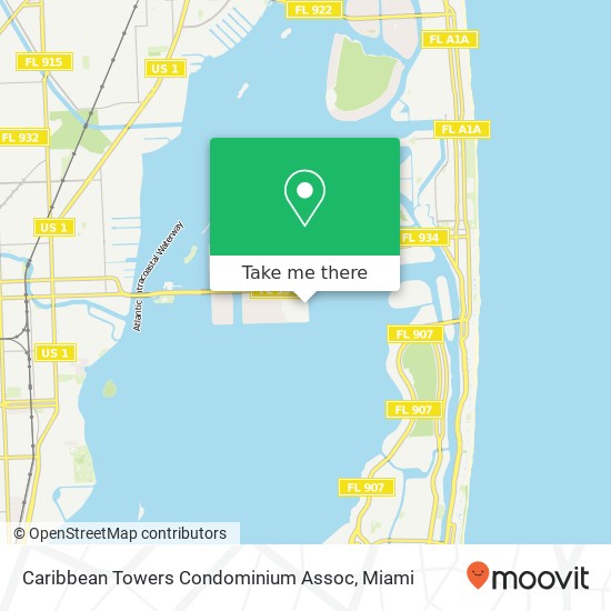 Caribbean Towers Condominium Assoc map