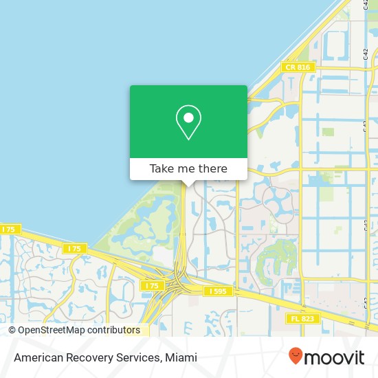 American Recovery Services map