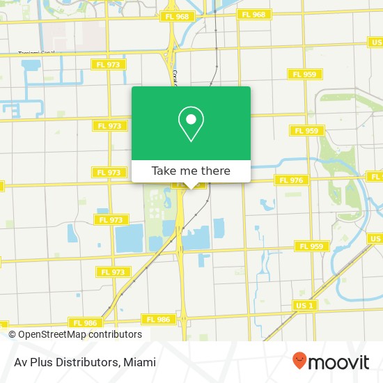 Av Plus Distributors map