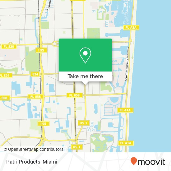 Patri Products map