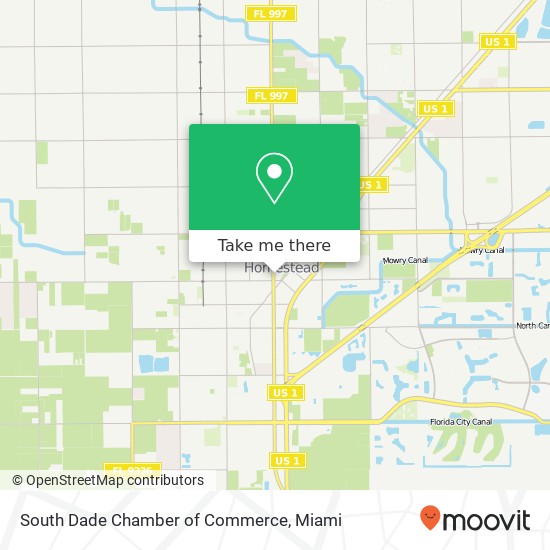 South Dade Chamber of Commerce map