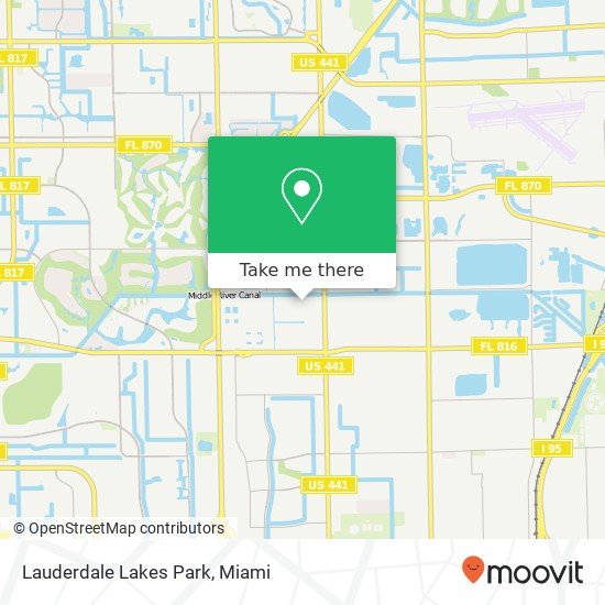 Mapa de Lauderdale Lakes Park