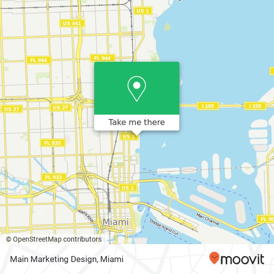 Main Marketing Design map