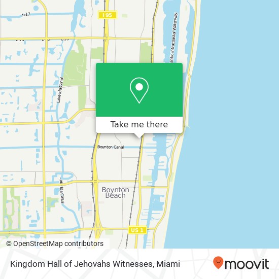 Mapa de Kingdom Hall of Jehovahs Witnesses