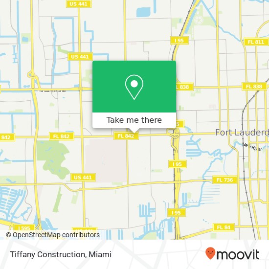 Mapa de Tiffany Construction