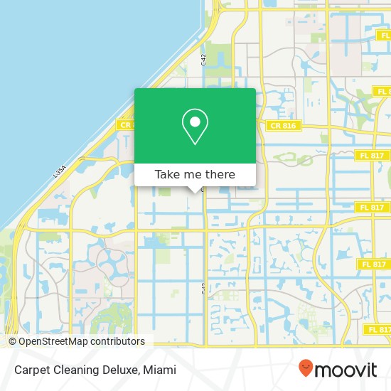 Carpet Cleaning Deluxe map