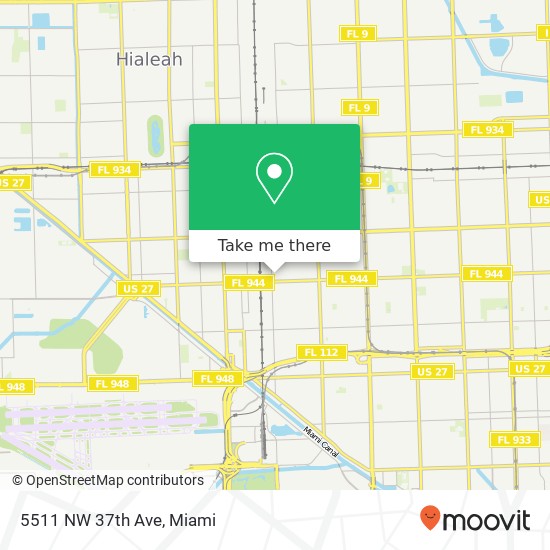 5511 NW 37th Ave map