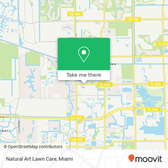 Natural Art Lawn Care map