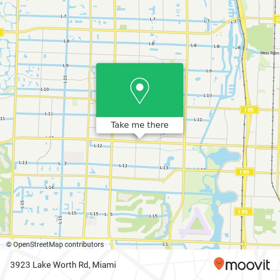 Mapa de 3923 Lake Worth Rd