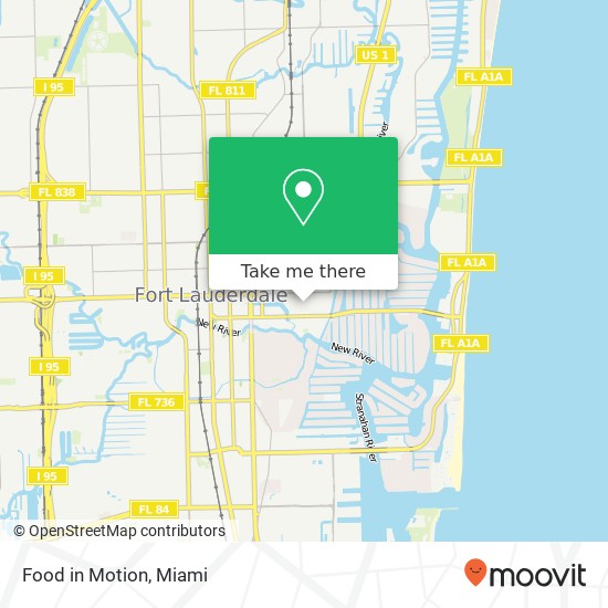 Food in Motion map