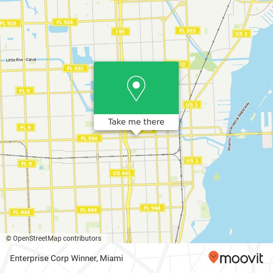 Mapa de Enterprise Corp Winner