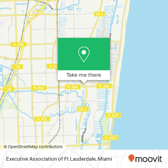 Mapa de Executive Association of Ft Lauderdale