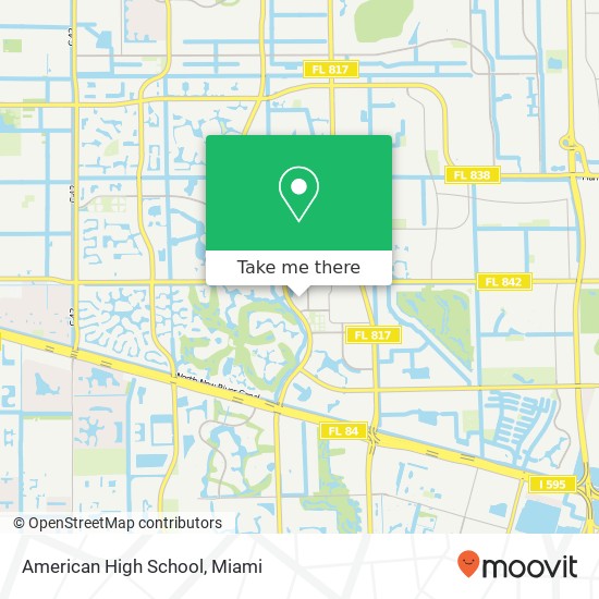 Mapa de American High School