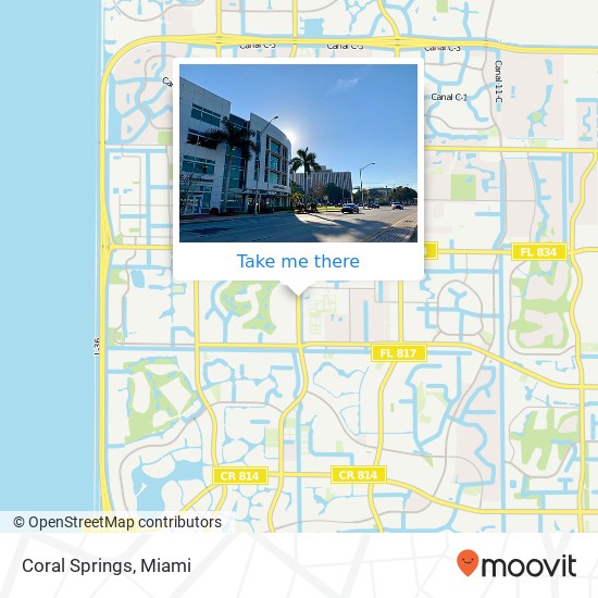 Mapa de Coral Springs