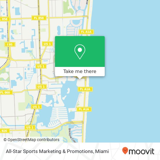 All-Star Sports Marketing & Promotions map