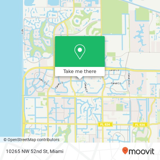 10265 NW 52nd St map
