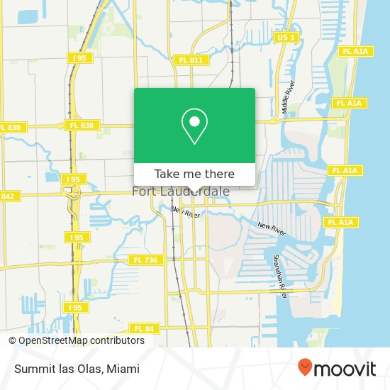 Summit las Olas map