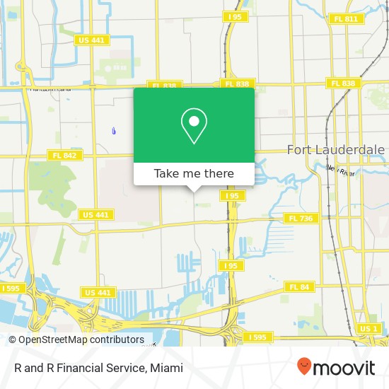 R and R Financial Service map