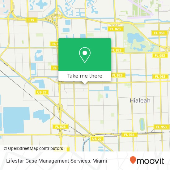 Lifestar Case Management Services map