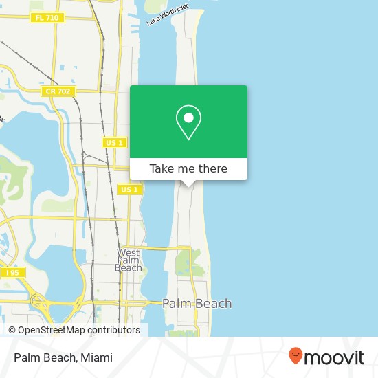 Mapa de Palm Beach