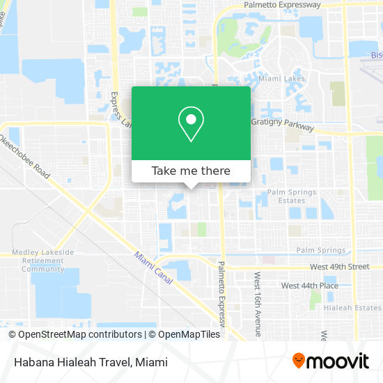 Habana Hialeah Travel map