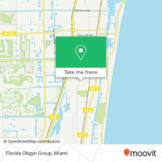 Florida Obgyn Group map
