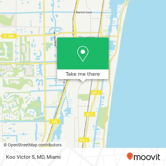 Koo Victor S, MD map