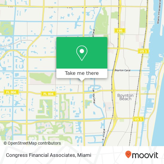 Mapa de Congress Financial Associates