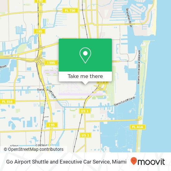 Go Airport Shuttle and Executive Car Service map