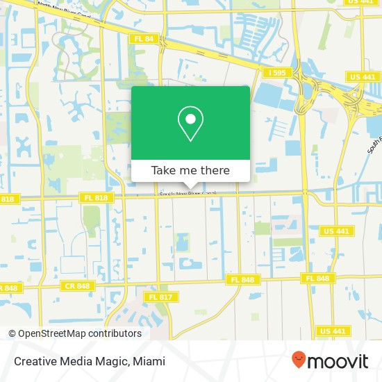 Creative Media Magic map