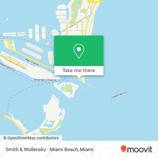 Smith & Wollensky - Miami Beach map