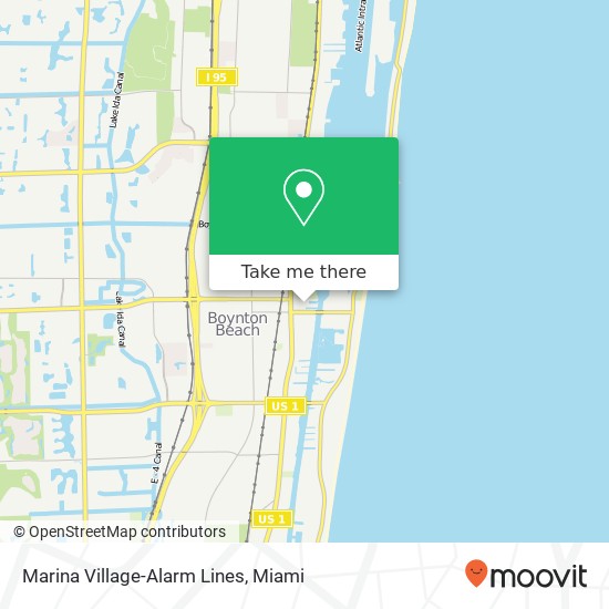 Marina Village-Alarm Lines map