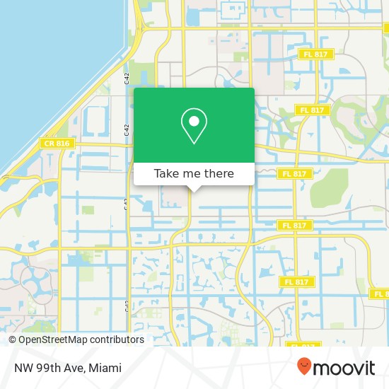 NW 99th Ave map