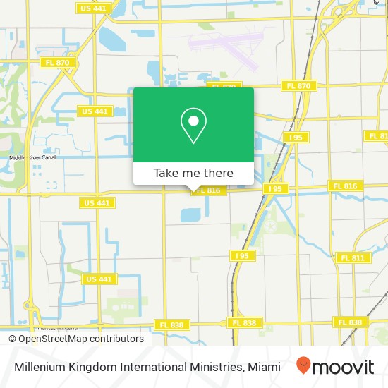 Mapa de Millenium Kingdom International Ministries