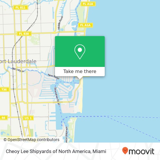 Cheoy Lee Shipyards of North America map
