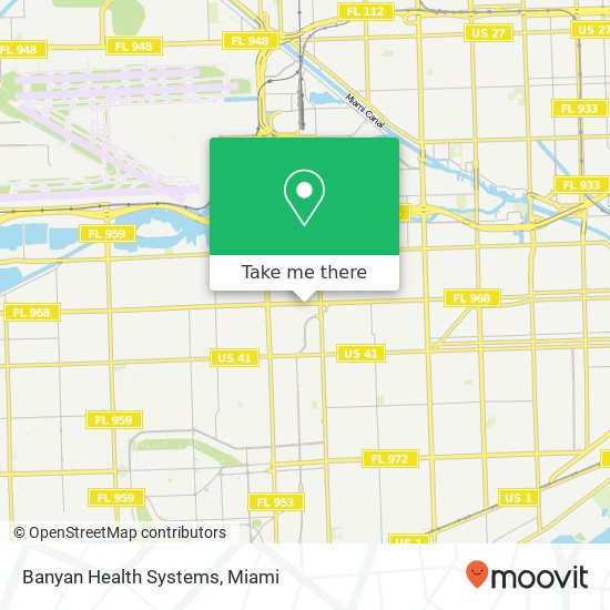 Banyan Health Systems map