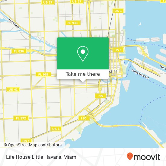 Mapa de Life House Little Havana