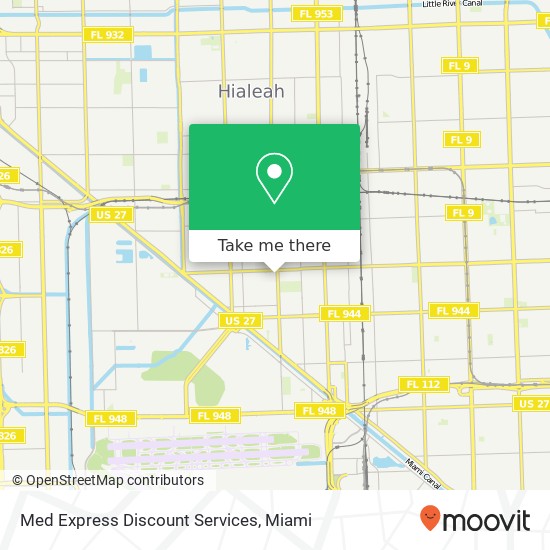 Med Express Discount Services map