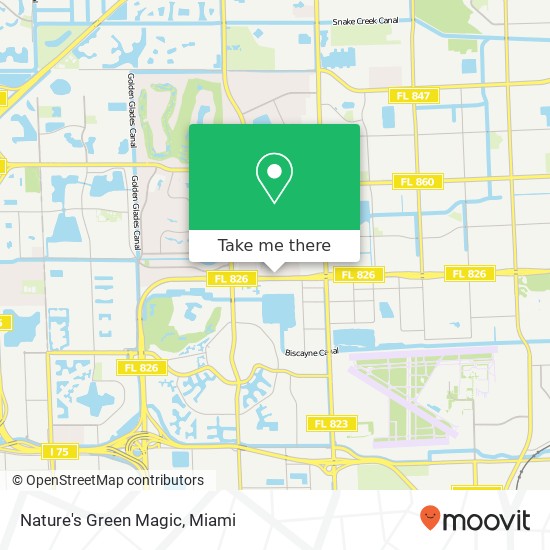 Nature's Green Magic map