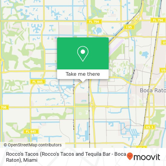 Rocco's Tacos (Rocco's Tacos and Tequila Bar - Boca Raton) map