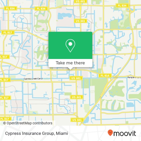 Mapa de Cypress Insurance Group