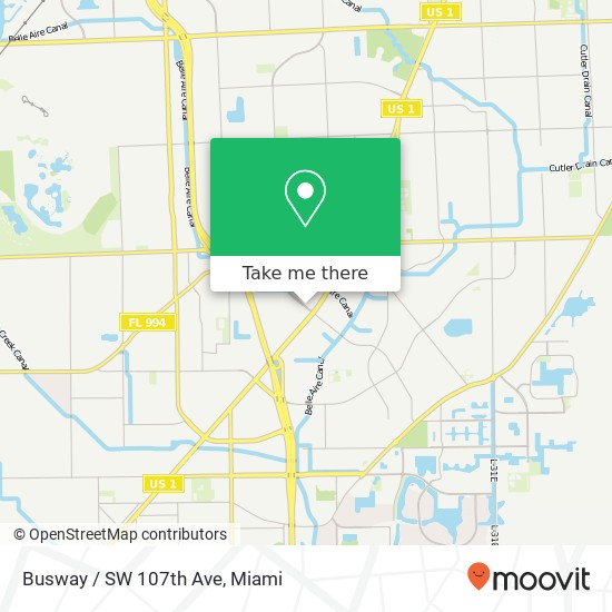 Busway / SW 107th Ave map