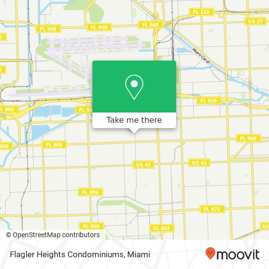 Flagler Heights Condominiums map