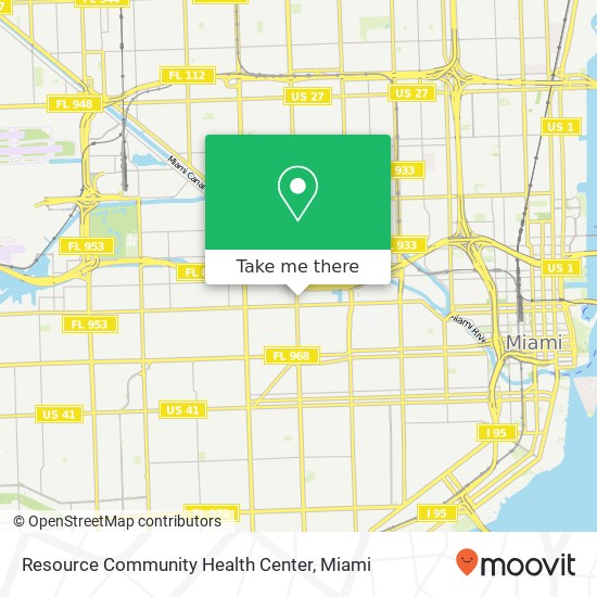 Resource Community Health Center map